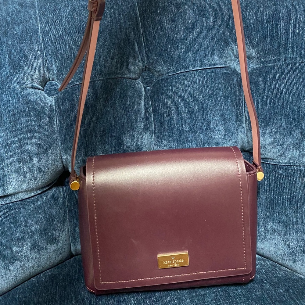 Kate Spade Burgundy Wine Crossbody shoulder bag